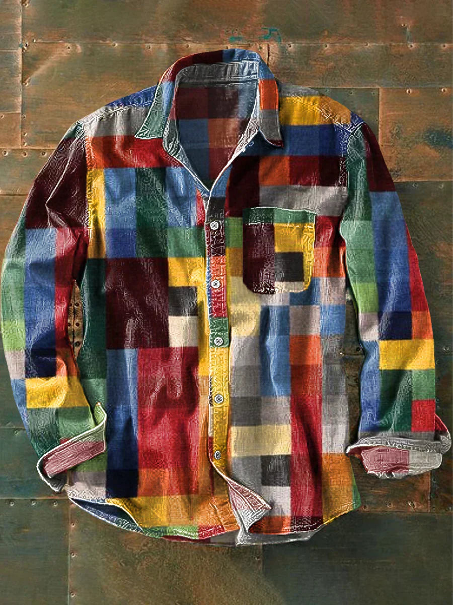 Mathias | Camisa Casual De Manga Larga Con Bolsillo