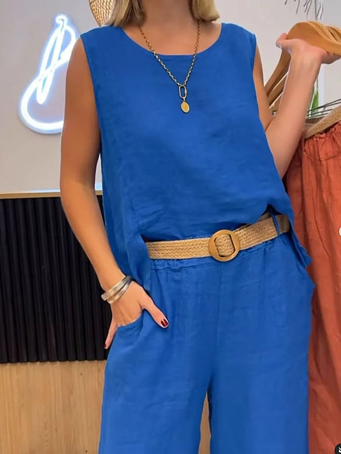 Lía | Conjunto Versátil De Lino Para Mujer