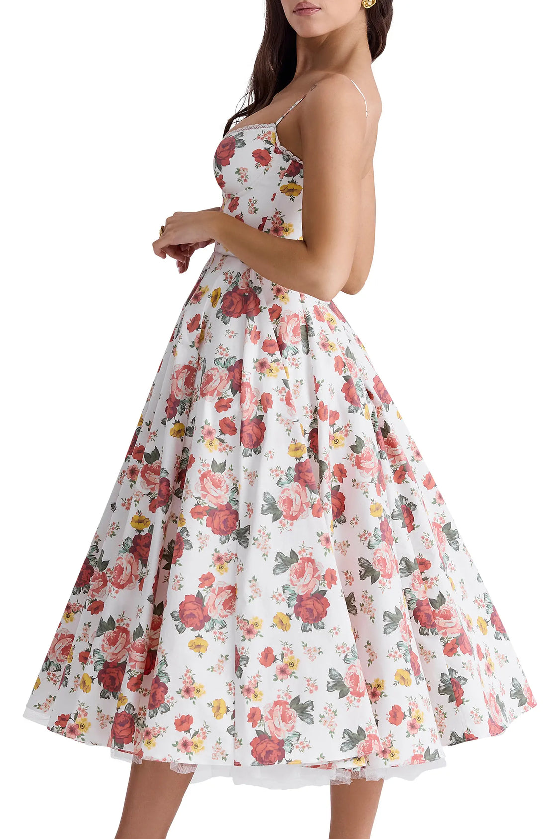 Valery | Vestido Midi Floreado Con Encanto Femenino