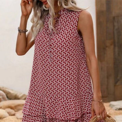 Isabelle | Vestido Midi Elegante Con Estampado Floral De Primavera