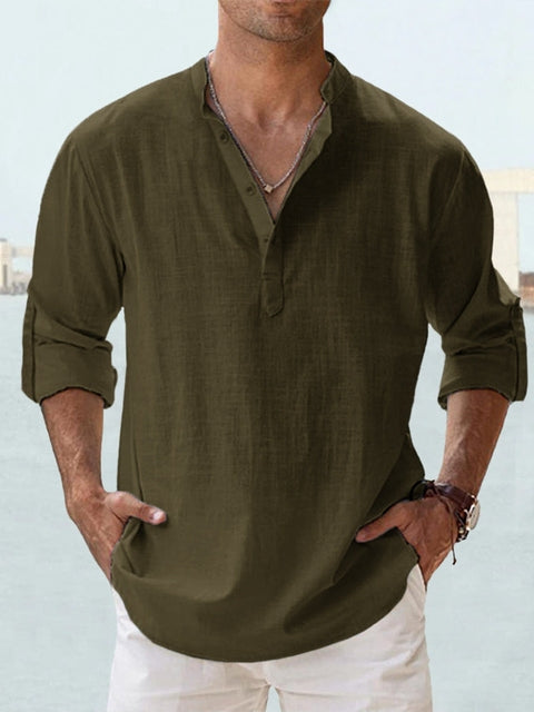 Cristofer | Camisa De Lino Elegante Y Ligera Para Hombre