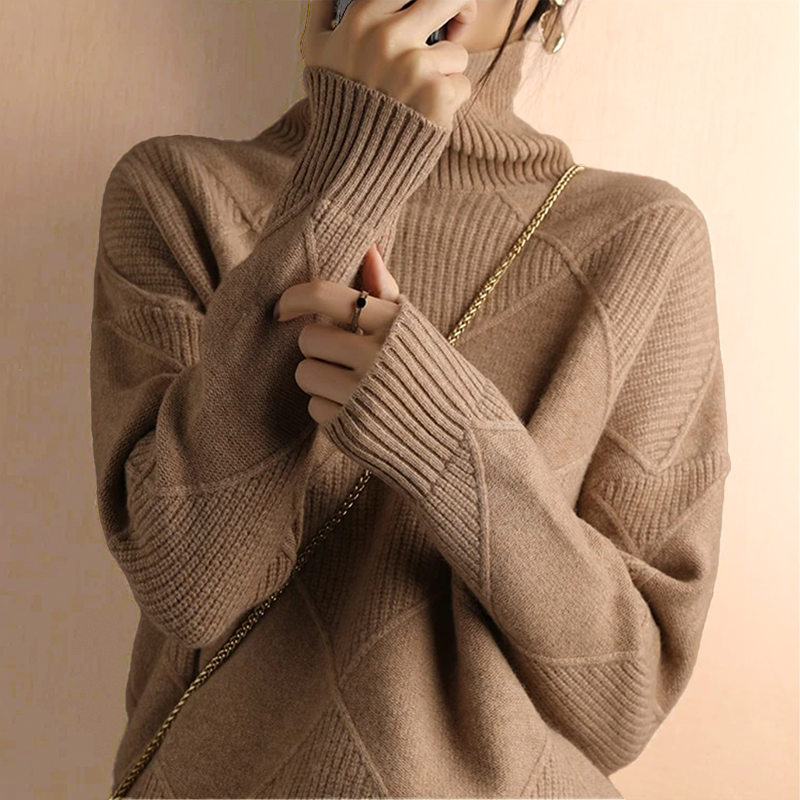 Zara | Jersey De Cuello Alto Casual Y Súper Cómodo