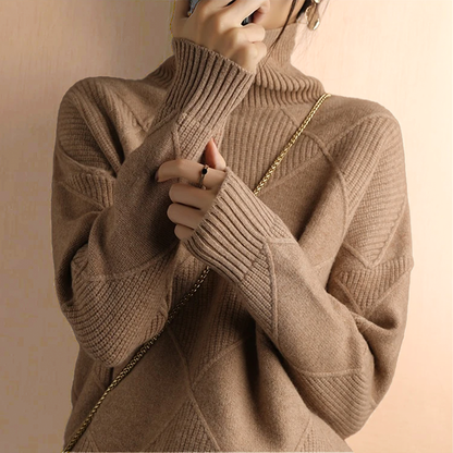 Zara | Jersey De Cuello Alto Casual Y Súper Cómodo