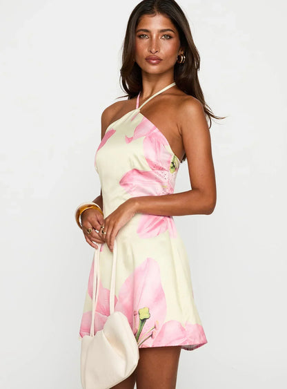 Procida | Mini Vestido Halter Sexy Y Moderno