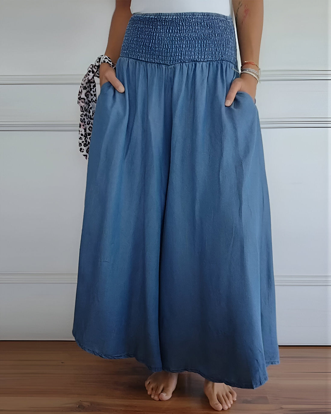 Elysia | Pantalón Amplio Y Cómodo Para Mujer Con Cintura Elástica Y Caída Fluida