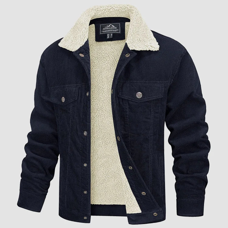 Dante | Chaqueta De Pana Con Forro De Borrego Para Hombre