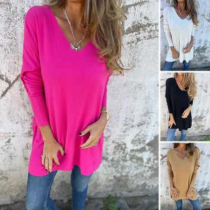Celine | Túnica De Mujer De Punto Suave Con Diseño Relajado Y Laterales Ventilados
