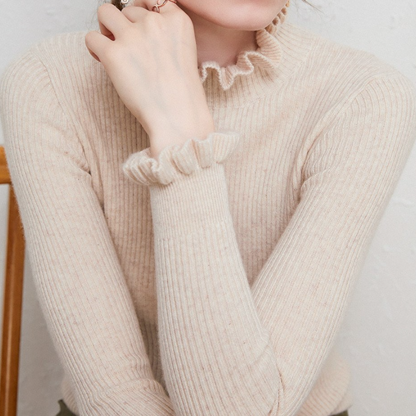 Nina | Suéter De Cuello Alto Cálido Y Elegante