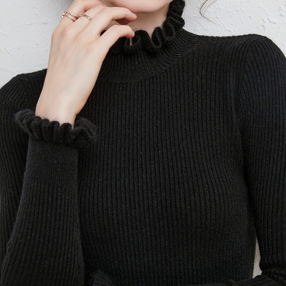 Nina | Suéter De Cuello Alto Cálido Y Elegante