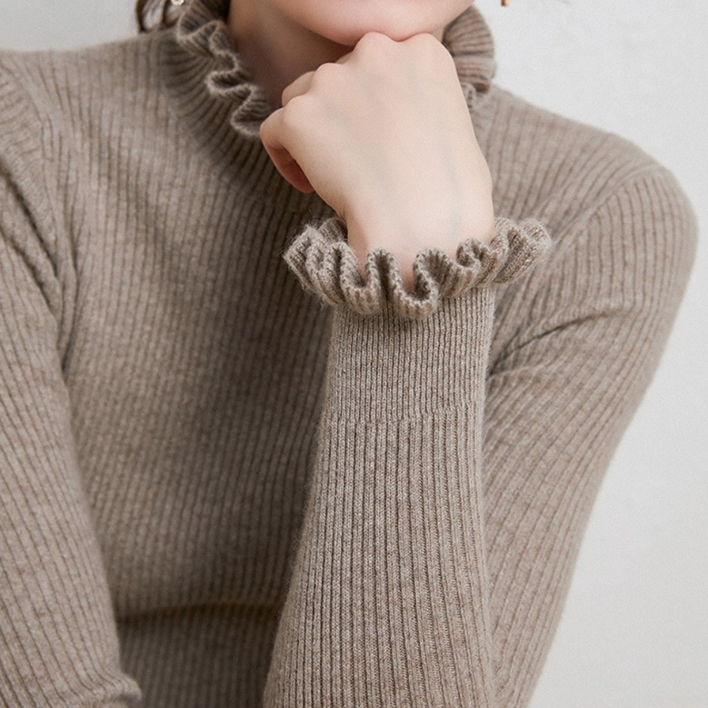 Nina | Suéter De Cuello Alto Cálido Y Elegante