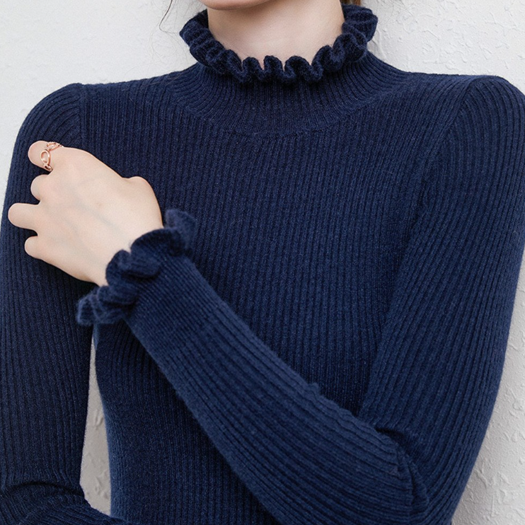 Nina | Suéter De Cuello Alto Cálido Y Elegante