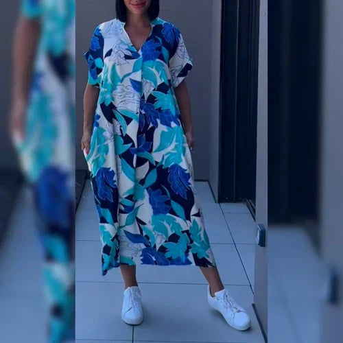 Elena | Vestido Floral Elegante