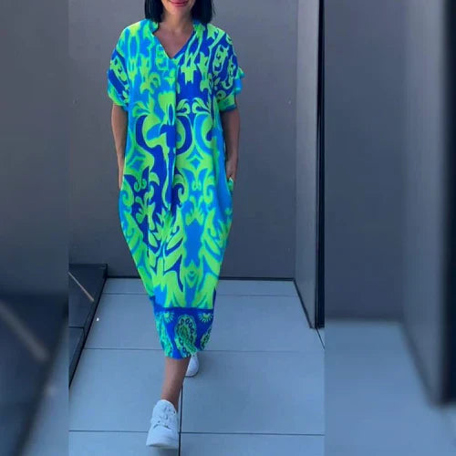 Elena | Vestido Floral Elegante
