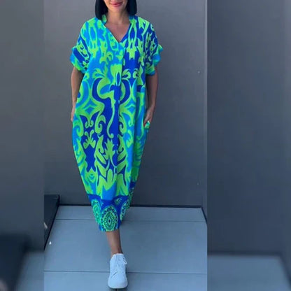 Elena | Vestido Floral Elegante