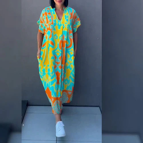Elena | Vestido Floral Elegante