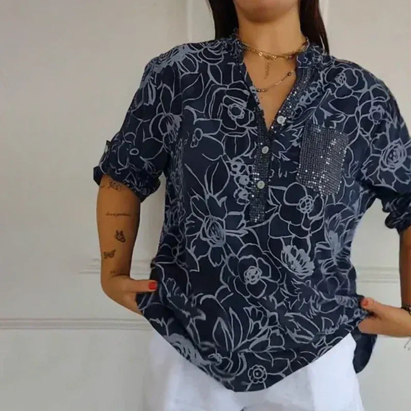 Maika | Blusa Floral Elegante