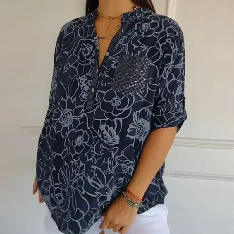 Maika | Blusa Floral Elegante