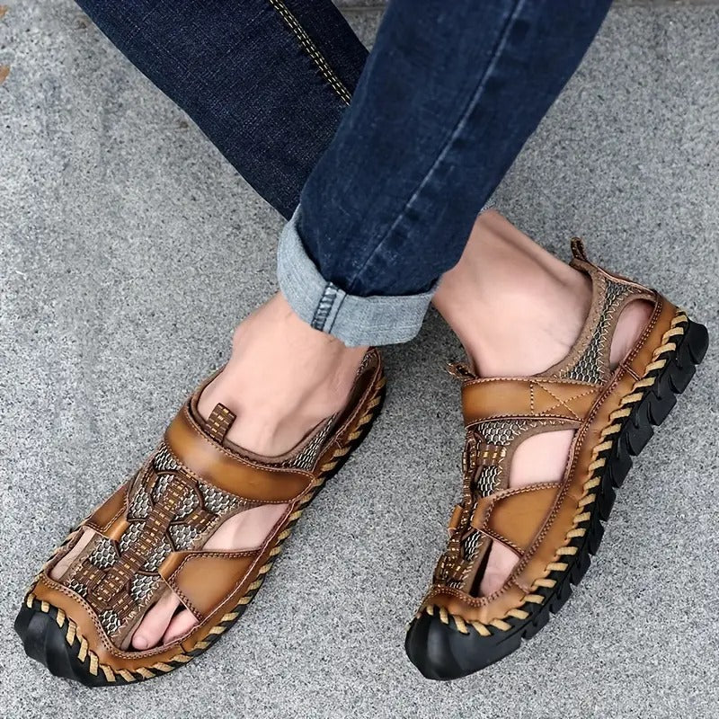 Cesar | Sandalias de Cuero Edición Premium