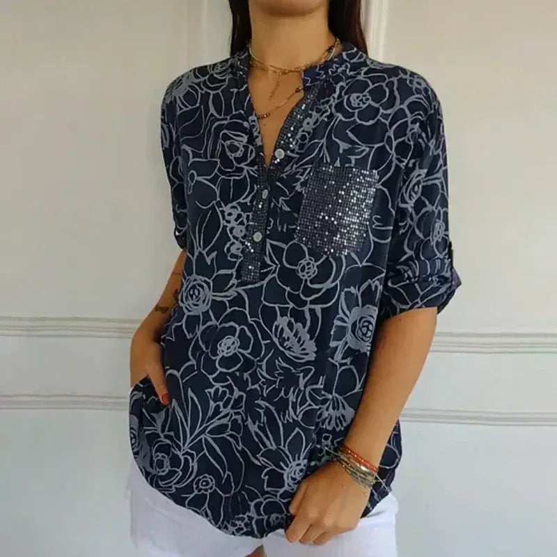 Maika | Blusa Floral Elegante