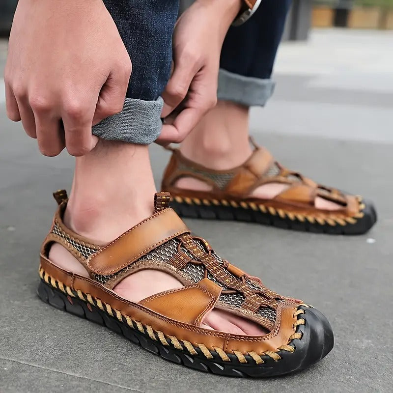 Cesar | Sandalias de Cuero Edición Premium