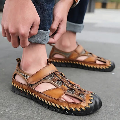 Cesar | Sandalias de Cuero Edición Premium