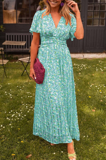 Pauline | Vestido Largo Floral Elegante