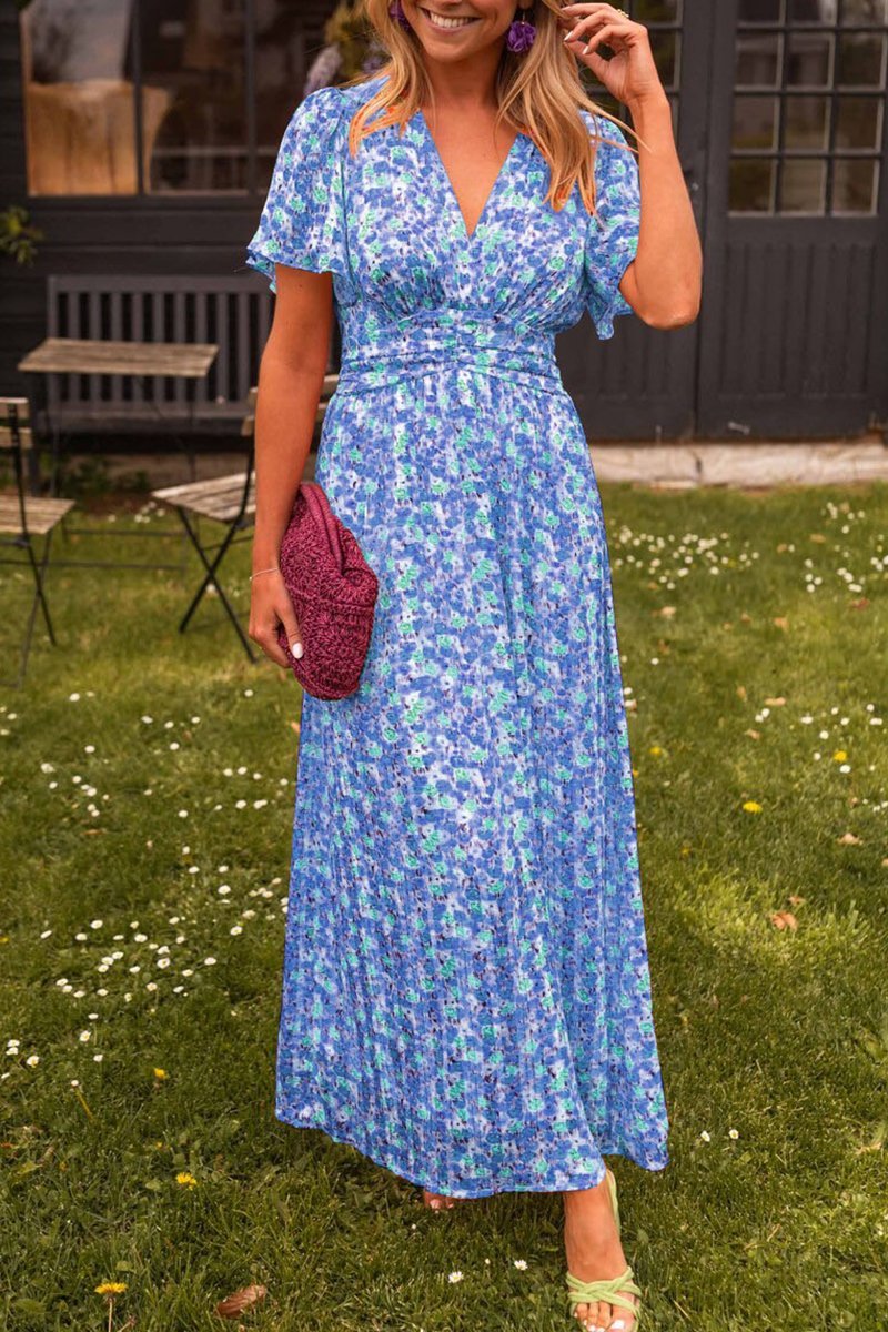 Pauline | Vestido Largo Floral Elegante