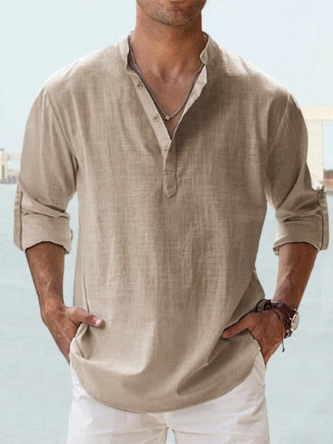 Cristofer | Camisa De Lino Elegante Y Ligera Para Hombre
