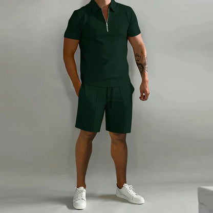 Lorenzo | Set de Verano para Hombre con Polo y Pantalón Corto