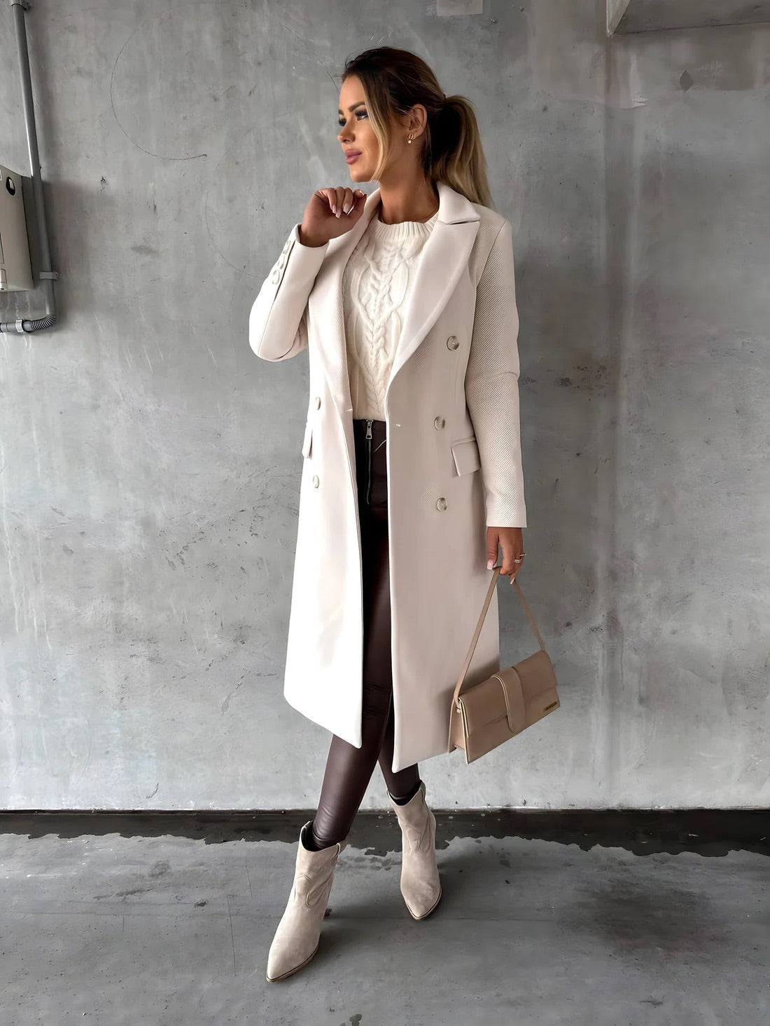 Martina | Elegante Abrigo Casual De Otoño E Invierno