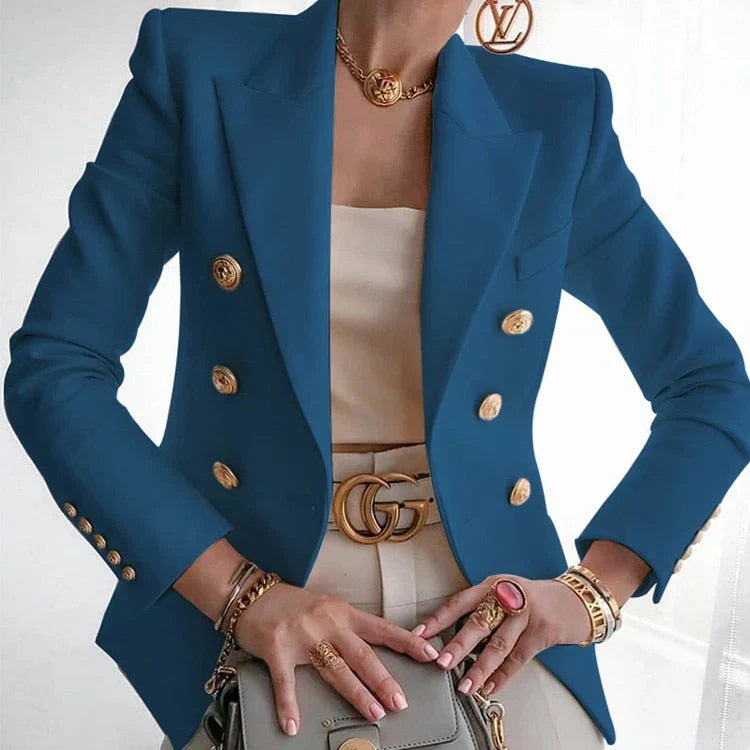 Kanaya | Blazer Elegante Con Botones Dorados