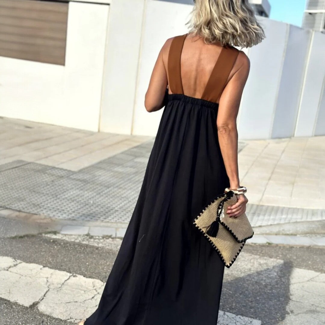 Nayara | Vestido Elegante Con Escote Cruzado