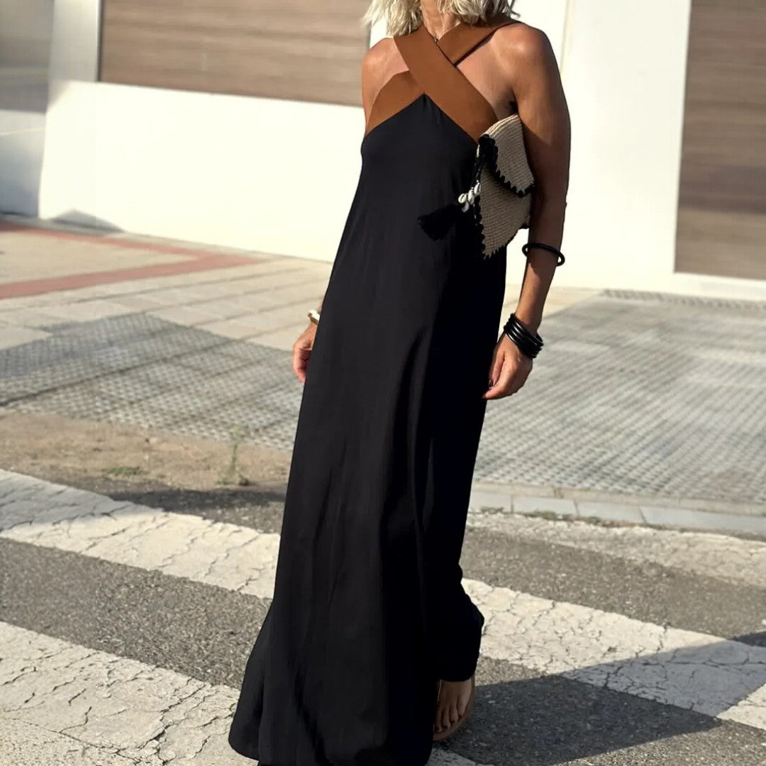 Nayara | Vestido Elegante Con Escote Cruzado