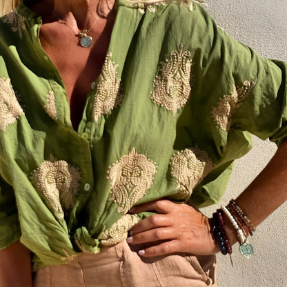 Simone | Blusa Ibiza Chic De Estilo Bohemio