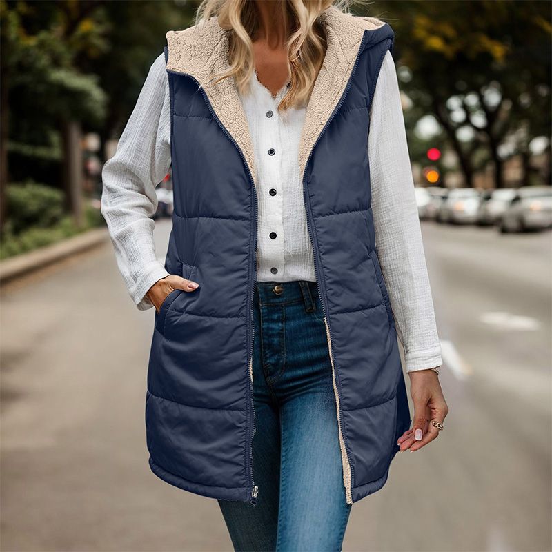 Aldana | Chaleco Reversible Mujer Sin Mangas Moderno