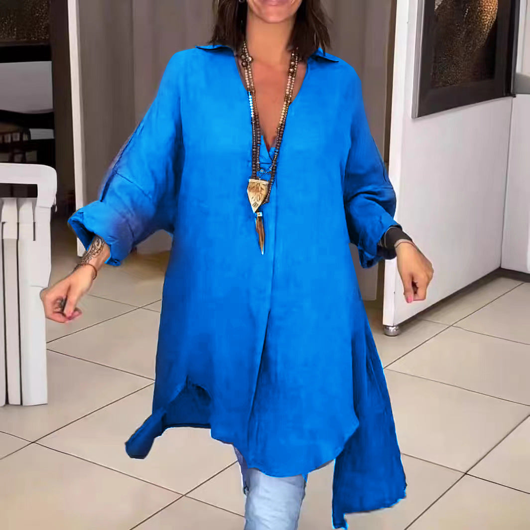 Jacky | Túnica de Lino con Corte Oversize