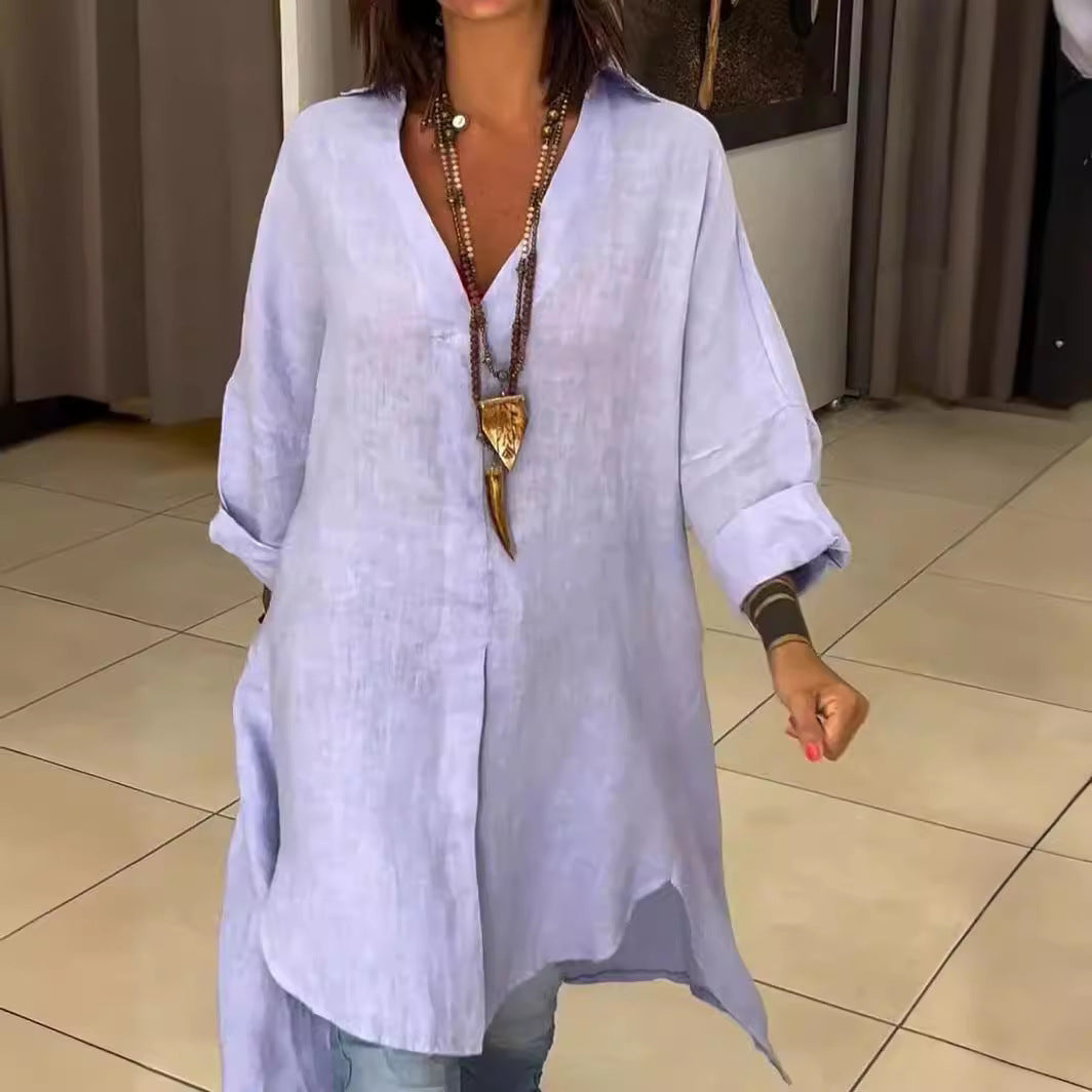 Jacky | Túnica de Lino con Corte Oversize