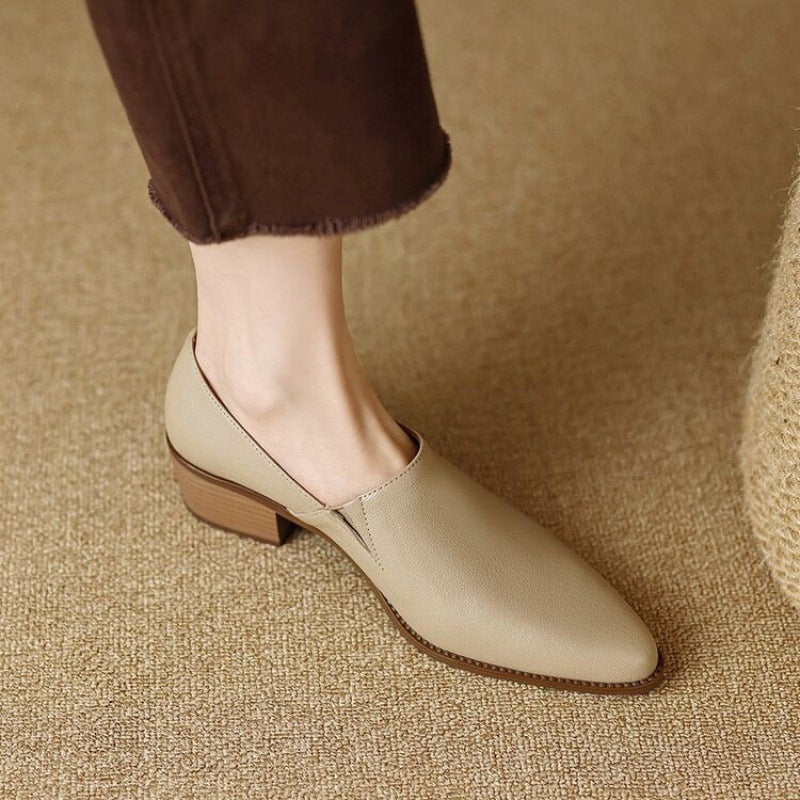 Carla | Mocasines Planos De Mujer Con Diseño Minimalista Y Punta Fina