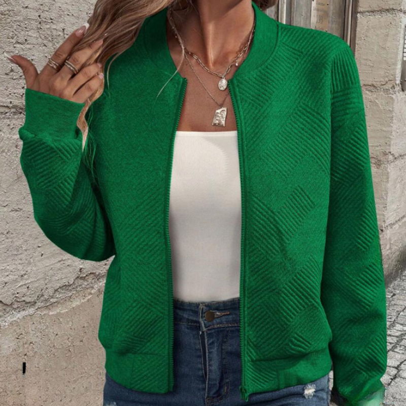 Ella | Chaqueta Bomber De Punto