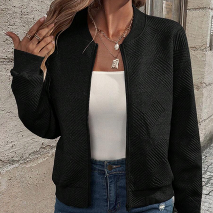 Ella | Chaqueta Bomber De Punto