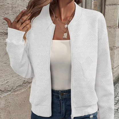 Ella | Chaqueta Bomber De Punto