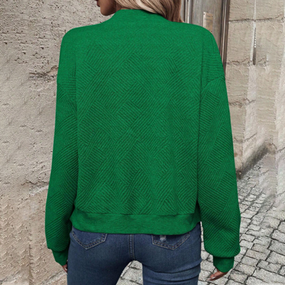 Ella | Chaqueta Bomber De Punto