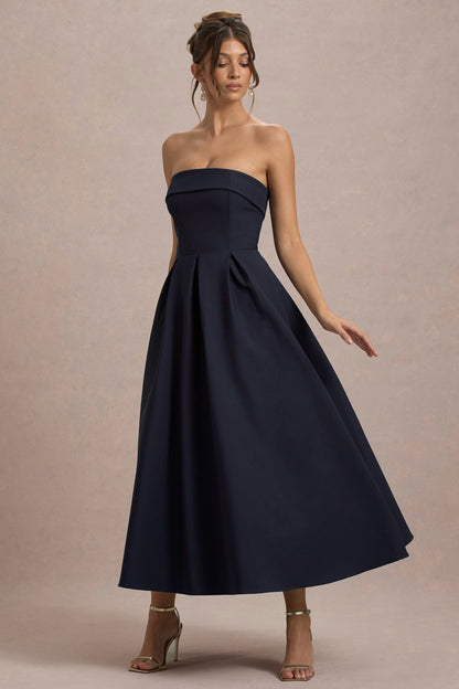 Annalise | Vestido Midi Elegante Estilo Skater
