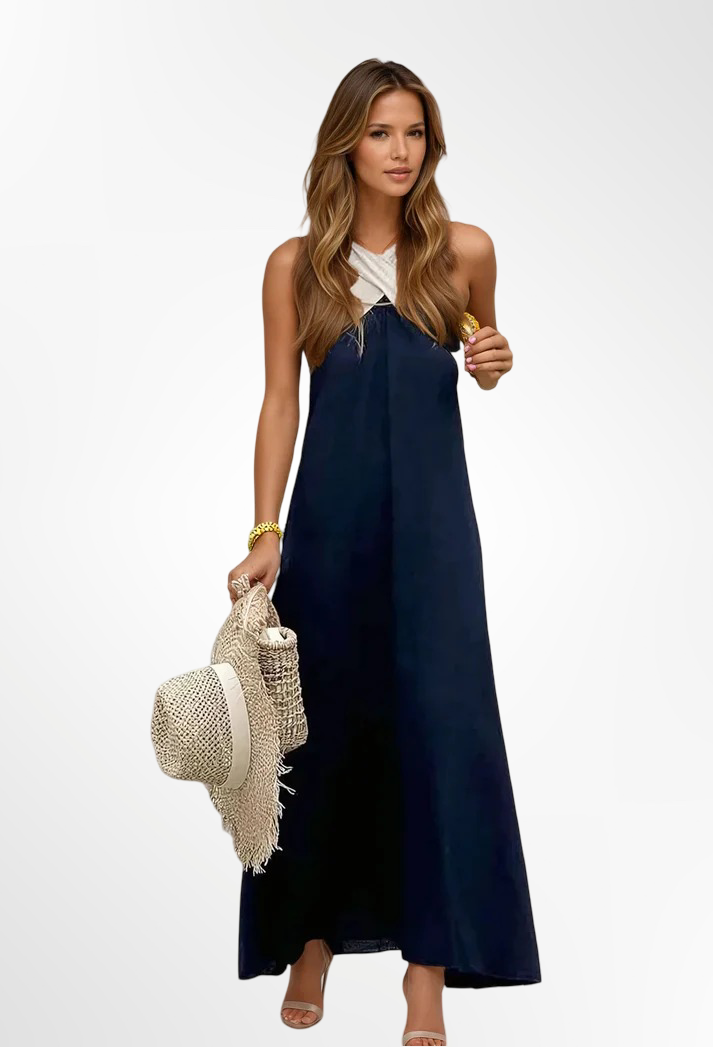 Martina | Vestido Mujer Sin Mangas Elegante Y Fresco
