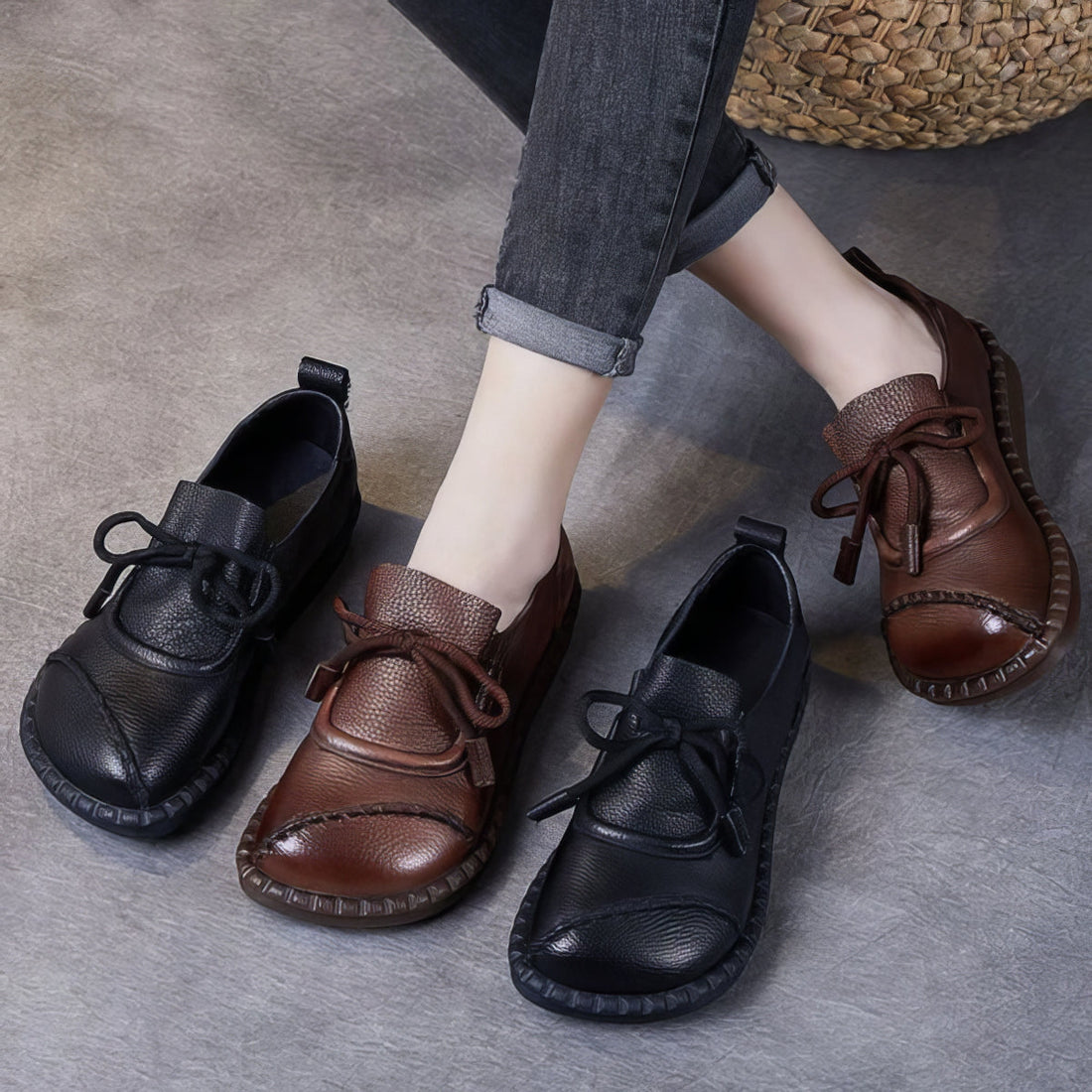 Elena | Zapatos Ortopédicos De Piel Para Mujer