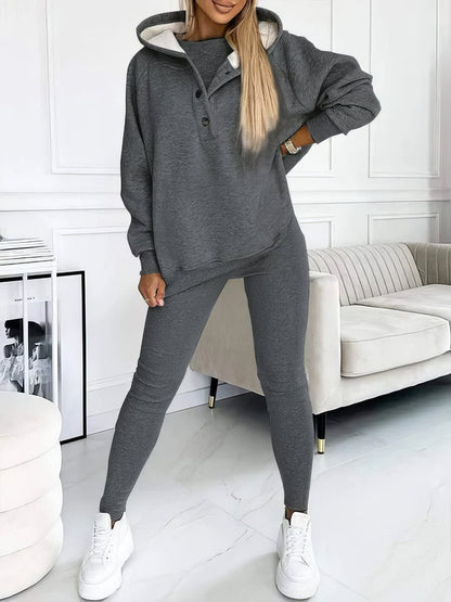 Sara | Conjunto Deportivo Cómodo Con Sudadera Capucha