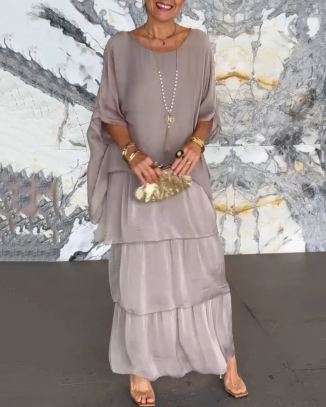 Camila | Vestido Artístico De Corte Amplio