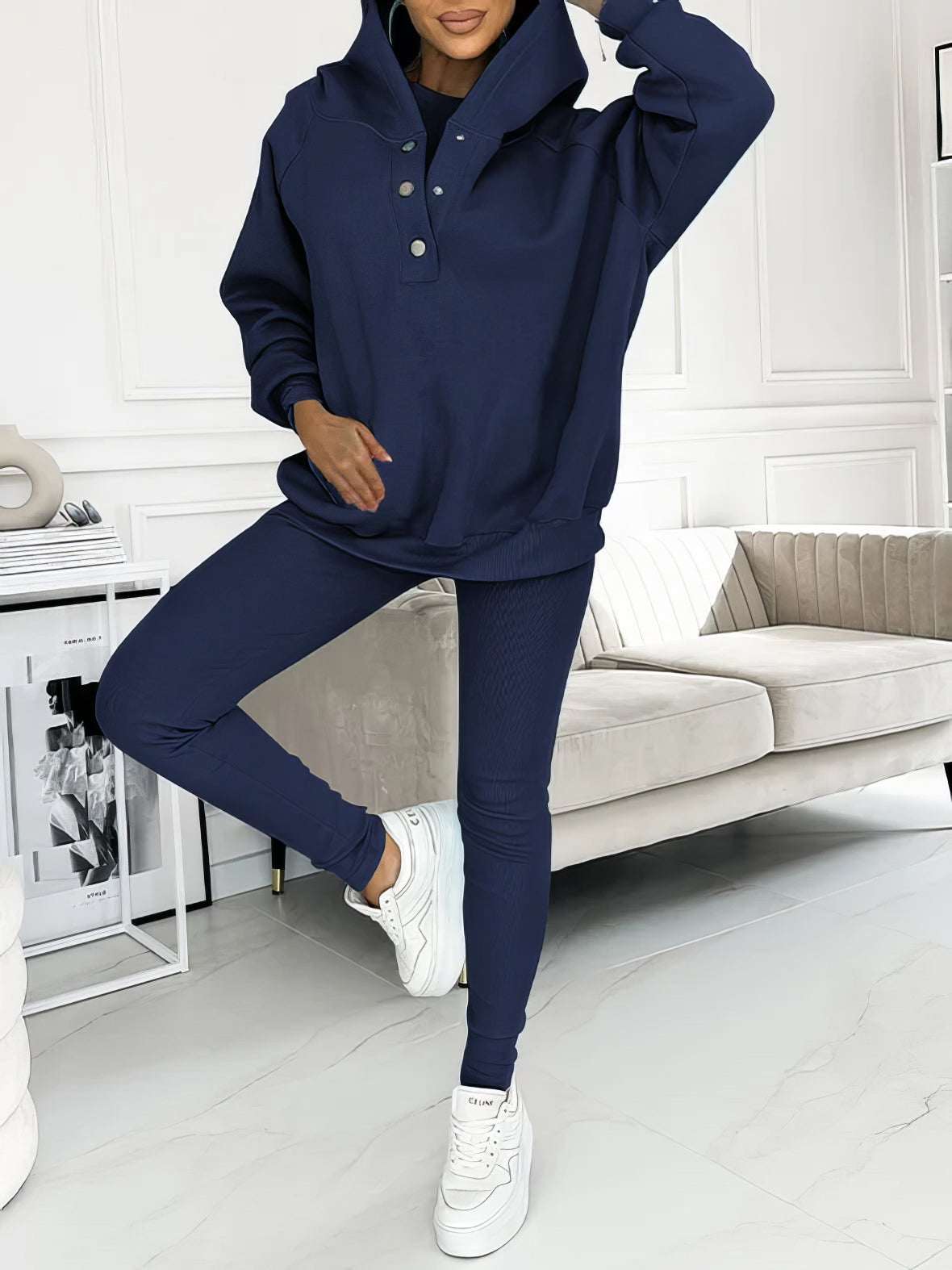 Sara | Conjunto Deportivo Cómodo Con Sudadera Capucha