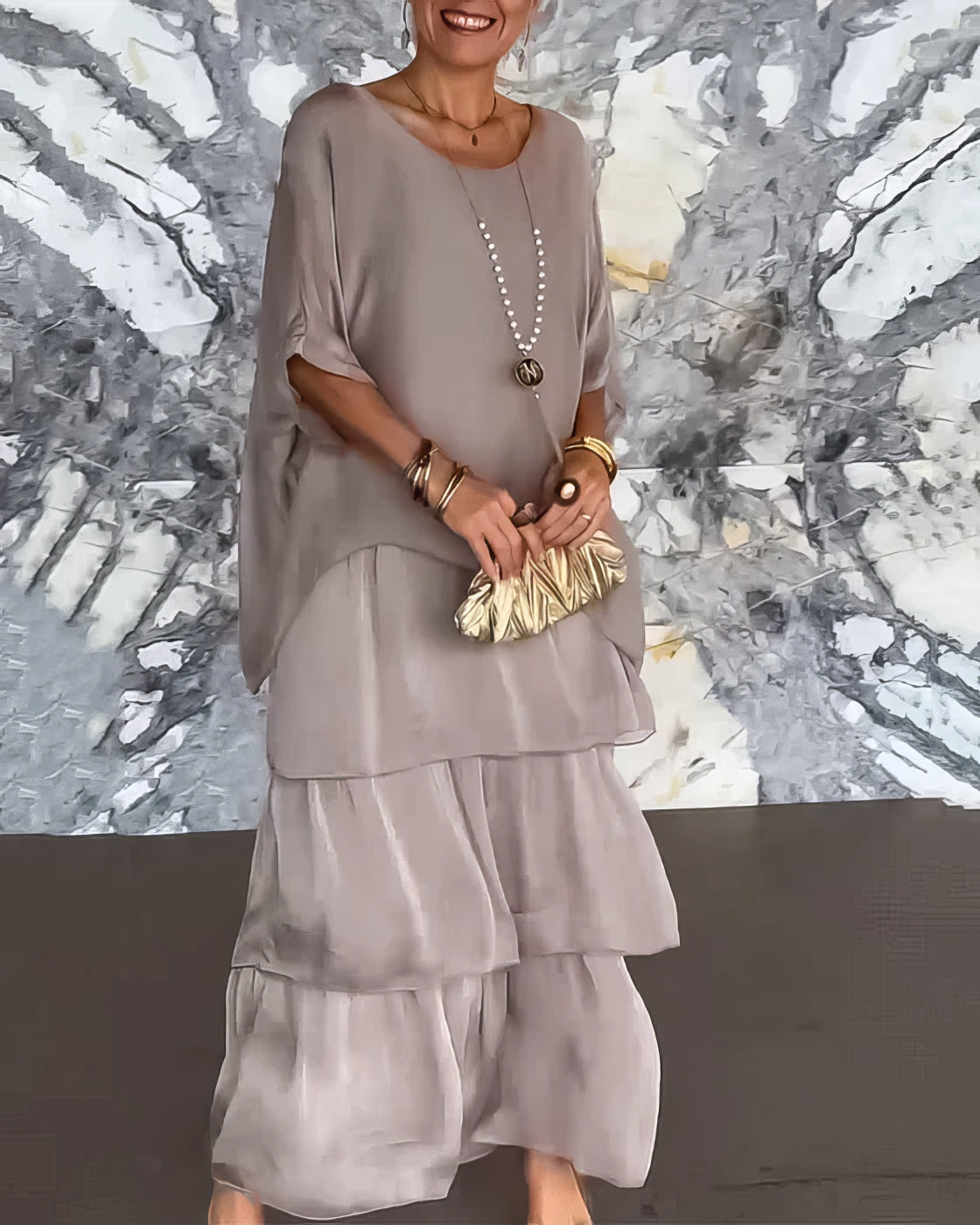 Camila | Vestido Artístico De Corte Amplio