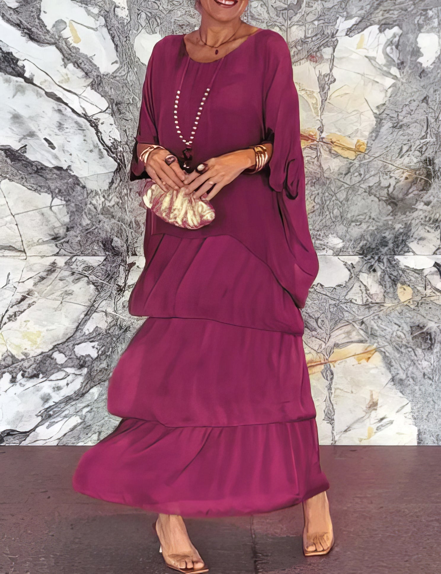 Camila | Vestido Artístico De Corte Amplio
